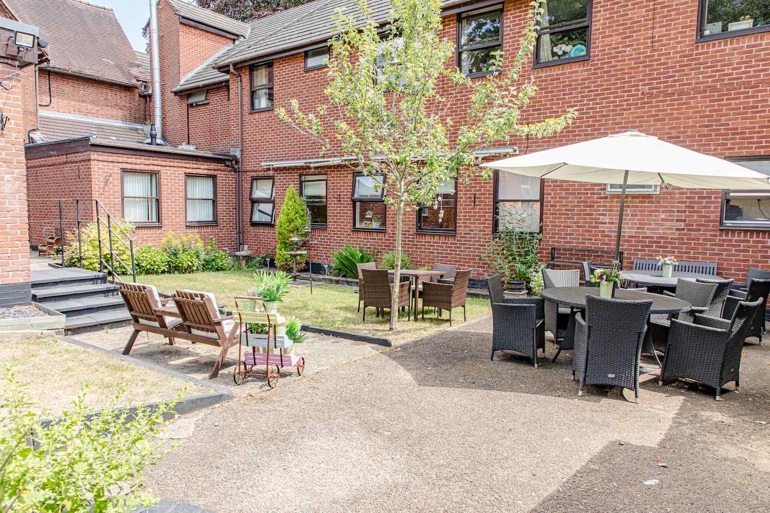 The Willows care home exterior building